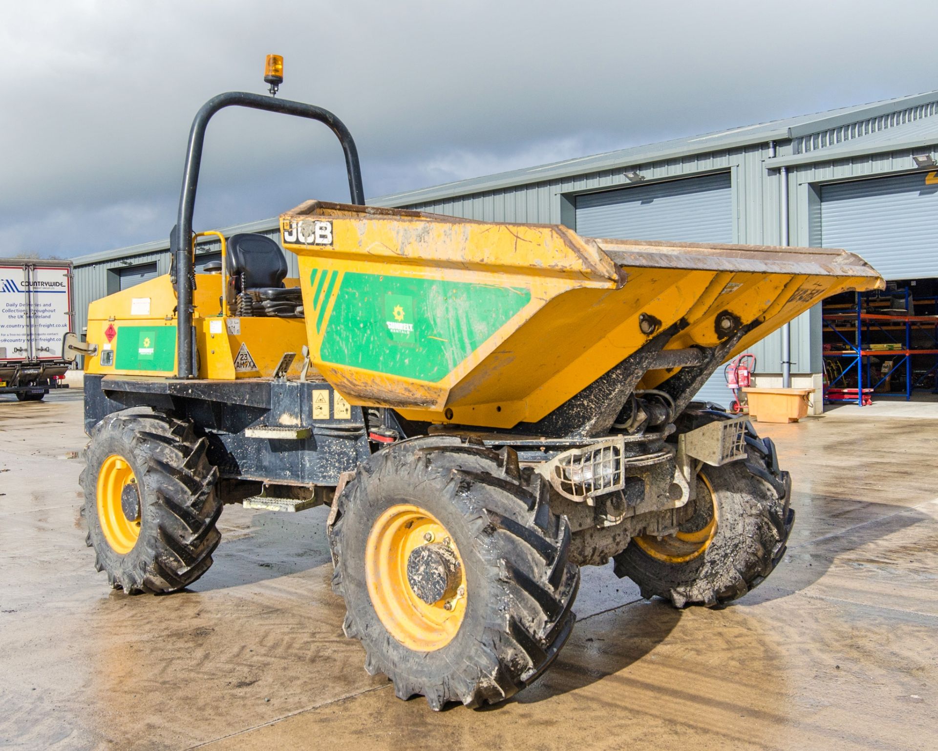 JCB 6 tonne swivel skip dumper Year: 2015 S/N: EFFRL8710 Recorded Hours: 2231 c/w V5C certificate - Image 2 of 22