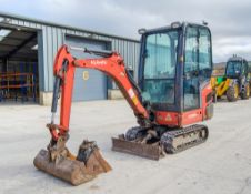 Kubota KX016-4 1.5 tonne rubber tracked excavator Year: 2017 S/N: 61044 Recorded Hours: 2260