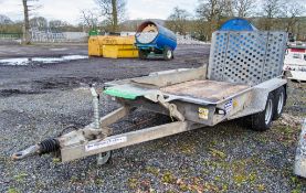 Ifor Williams GH1054BT 10ft x 5ft tandem axle beaver tail plant trailer S/N: GD700002 A756886