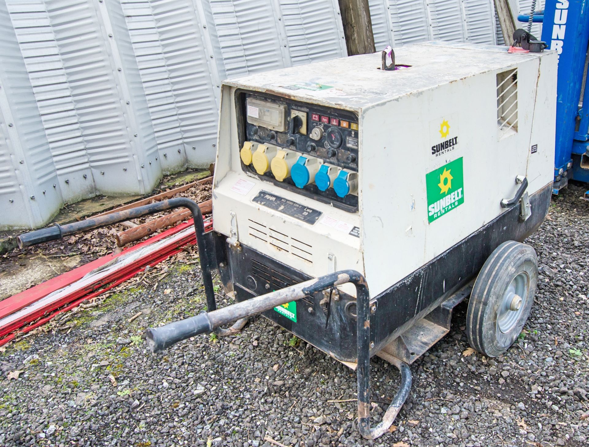 MHM MG1000 SSK-V 10 kva diesel driven generator S/N: 229170005 Recorded hours: 4459 A782872