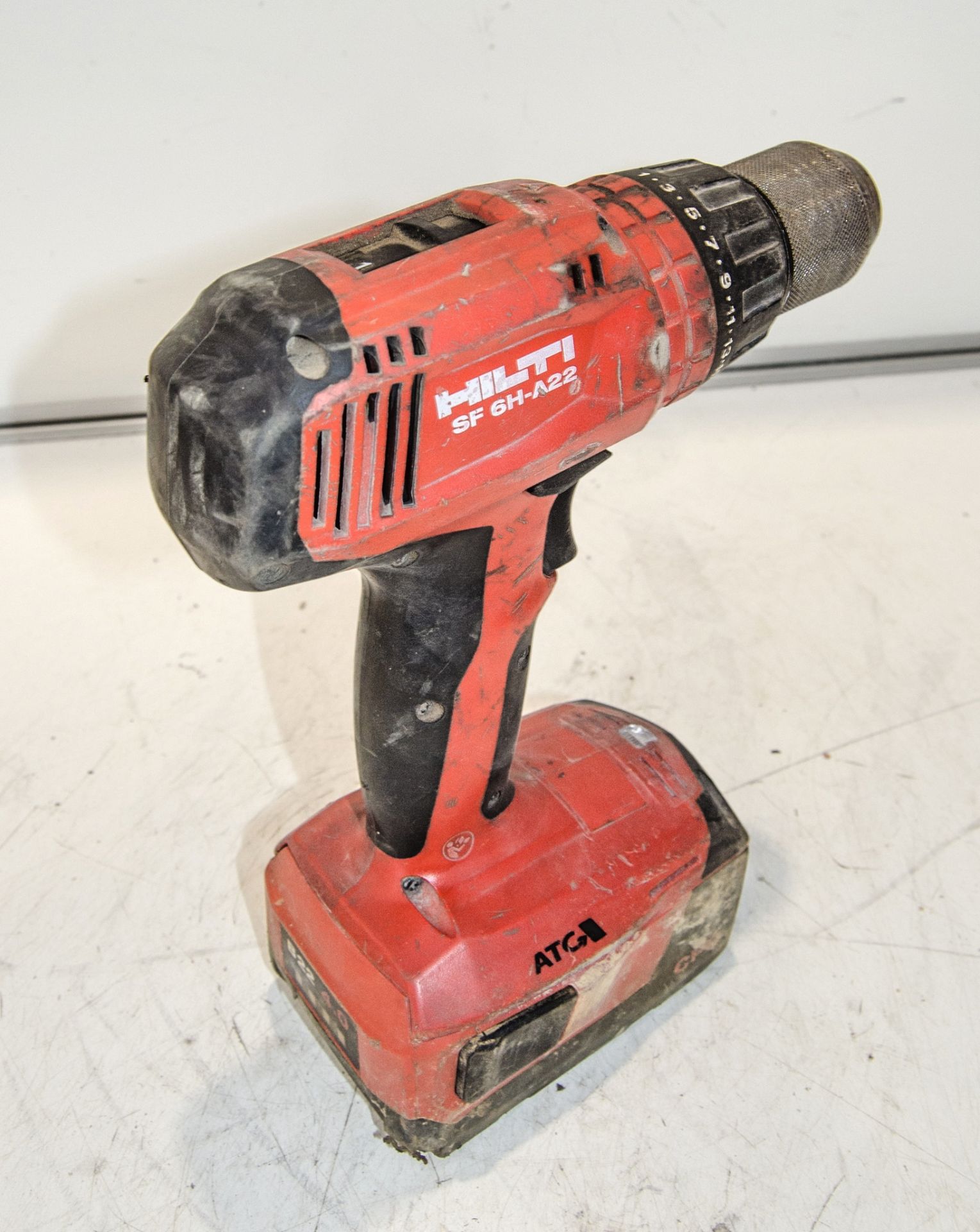 Hilti SF 6H-A22 22v cordless power drill c/w battery ** No charger ** 22BD1703 - Image 2 of 2