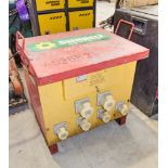 3 phase to 110v 10 kva site transformer ** Lid loose ** A935524