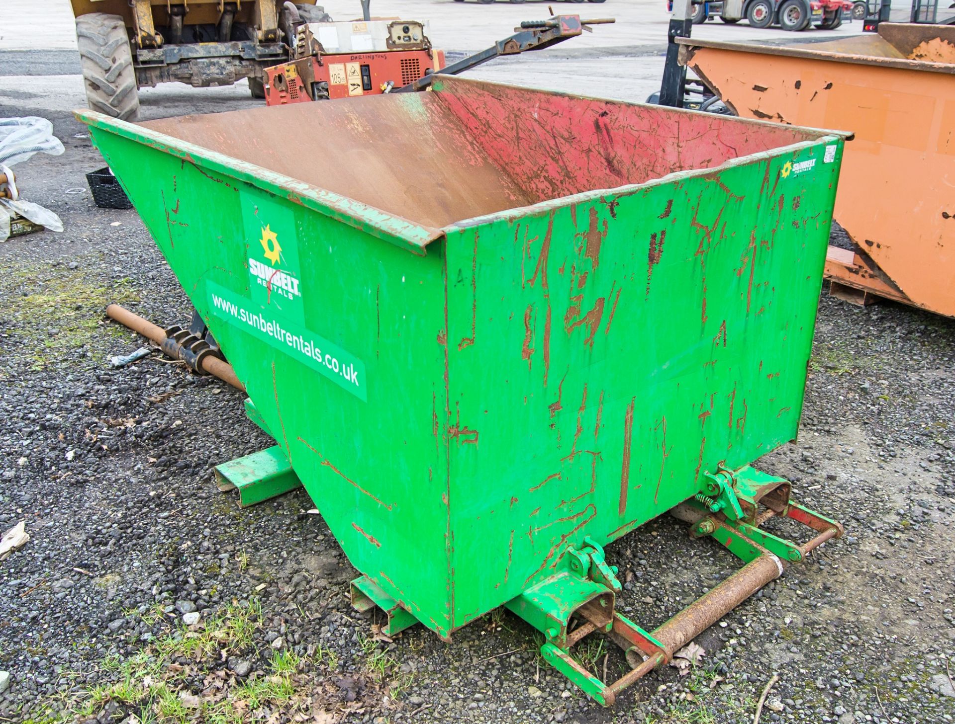 Steel tipping skip A1109012 - Image 2 of 2