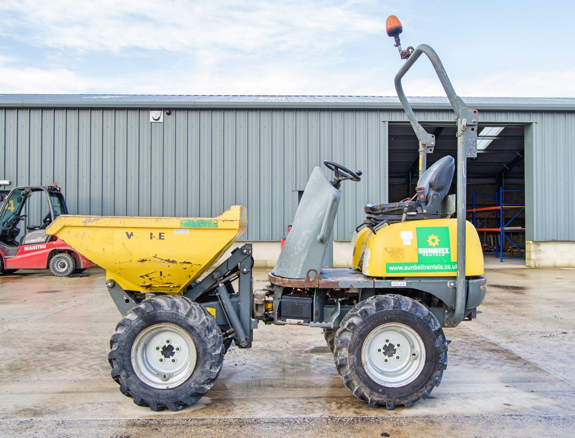 Wacker Neuson 1001 1 tonne hi-tip dumper Year: 2016 S/N: PAL00714 Recorded Hours: 1582 A742199 - Image 7 of 21