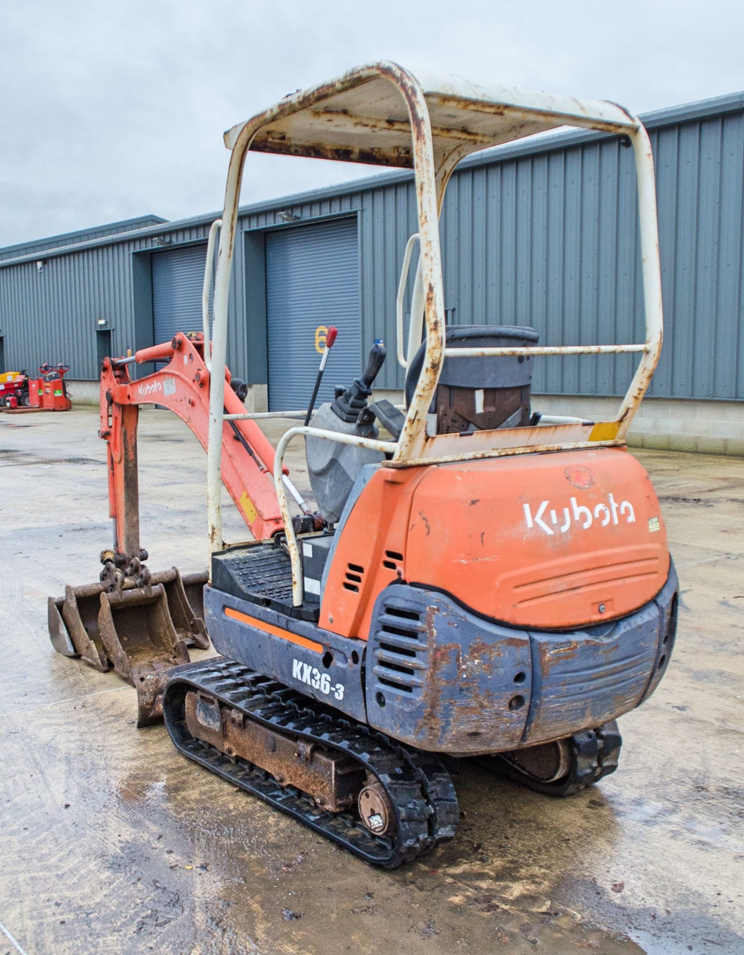 Kubota KX36-3 1.5 tonne rubber tracked mini excavator Year: 2004 S/N: 554433 Recorded Hours: 3629 - Image 4 of 24