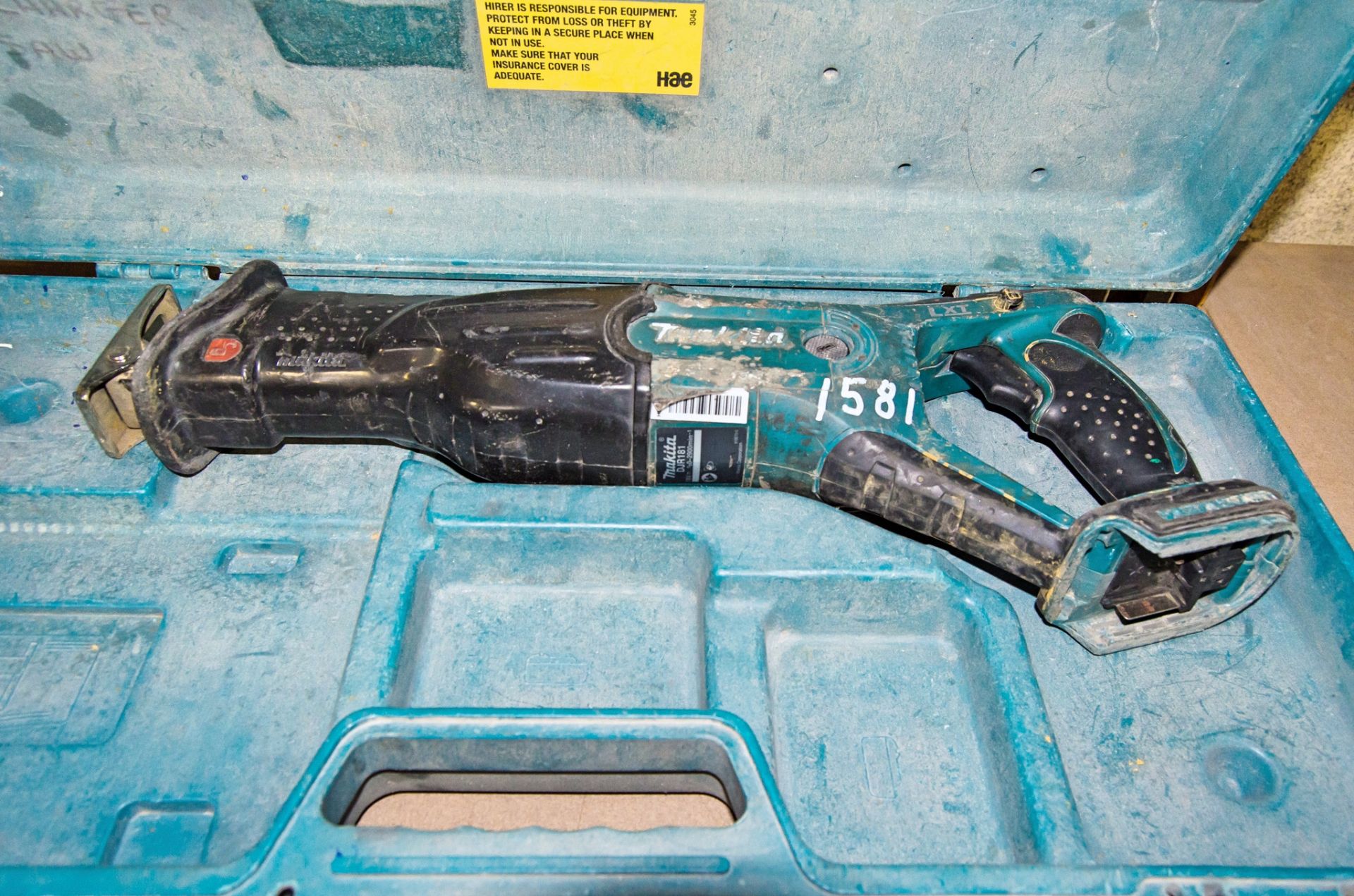 Makita DJR181 18v cordless reciprocating saw c/w carry case ** No battery or charger ** 02310151
