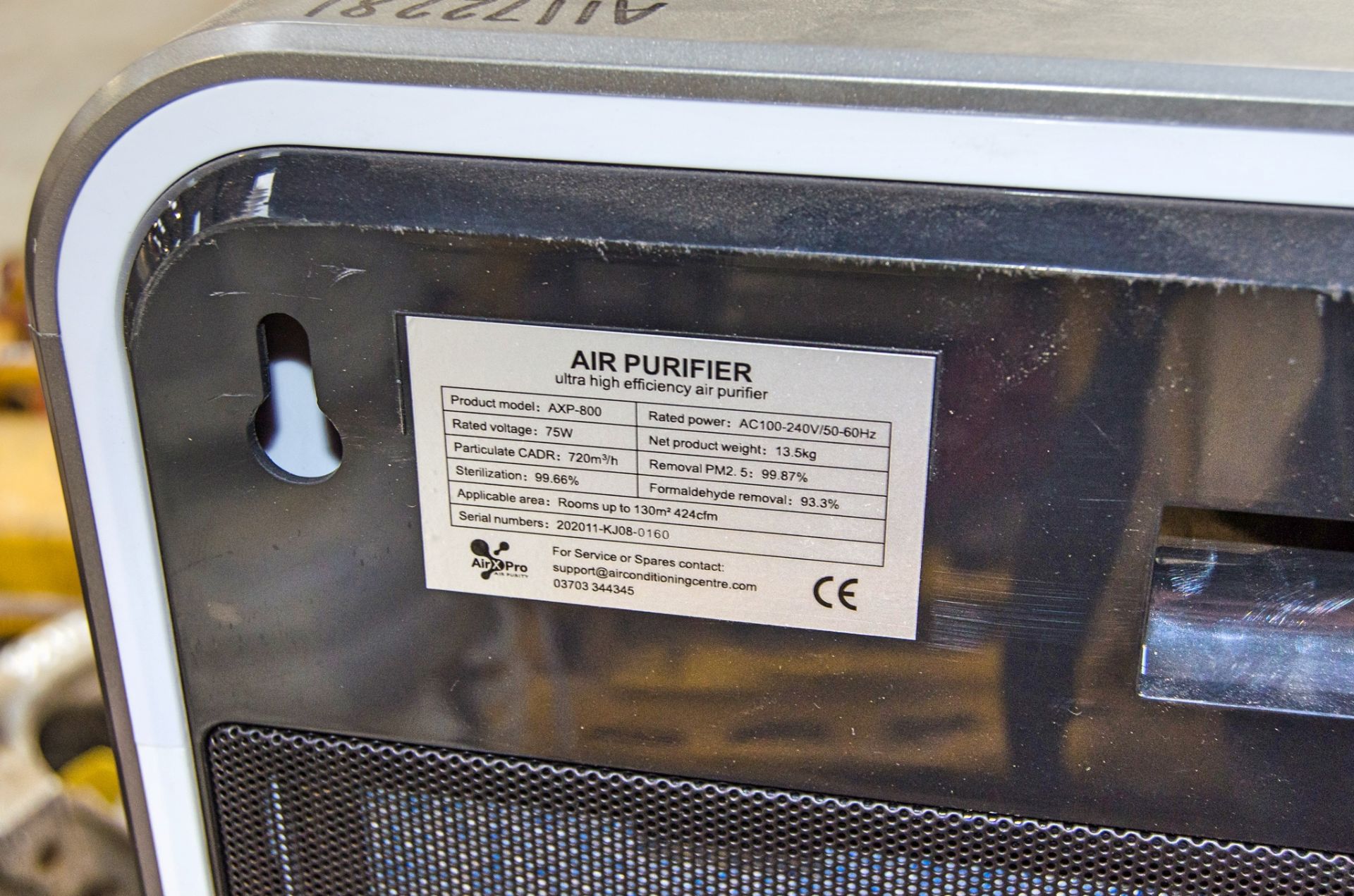 Air X Pro AXP800 240v air purifier A1172281 - Image 2 of 2