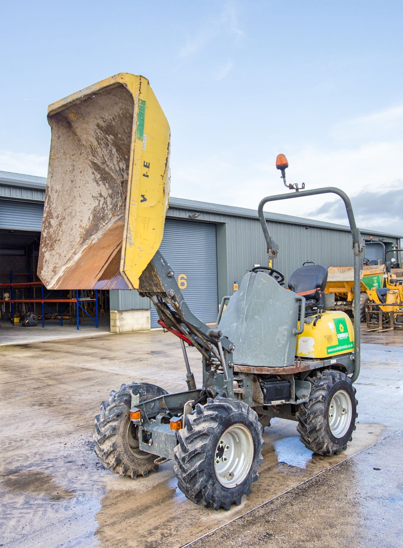 Wacker Neuson 1001 1 tonne hi-tip dumper Year: 2016 S/N: PAL00714 Recorded Hours: 1582 A742199 - Image 9 of 21