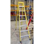 8 tread glass fibre framed step ladder EXP2819