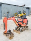 Kubota K008-3 0.8 tonne rubber tracked micro excavator Year: 2014 S/N: H25912 Recorded Hours: 2643