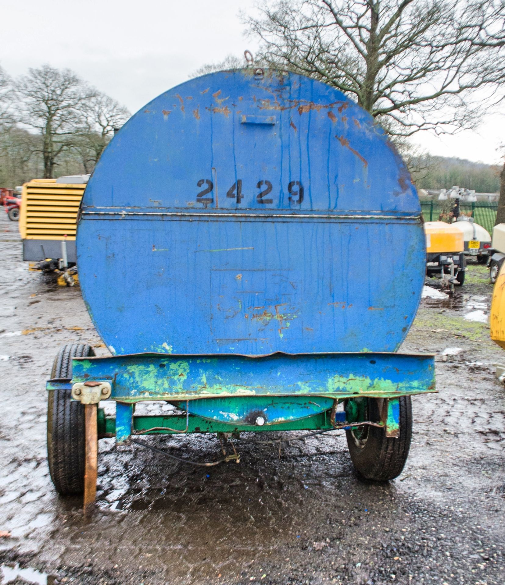 Trailer Engineering 2250 litre site tow bunded fuel bowser c/w manual pump, delivery hose and nozzle - Image 6 of 7