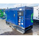 HGI HRD600T 60 kva diesel driven generator Year: 2017 S/N: 70378376 ** Exhaust, battery and rear