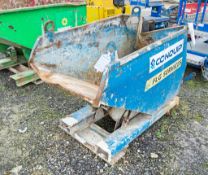 Conquip steel tipping skip ** Damaged ** A1105362