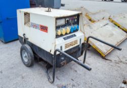 MHM MG10000 SSK-V 10 kva diesel driven generator S/N: 229180097 Recorded hours: 3997 A978356