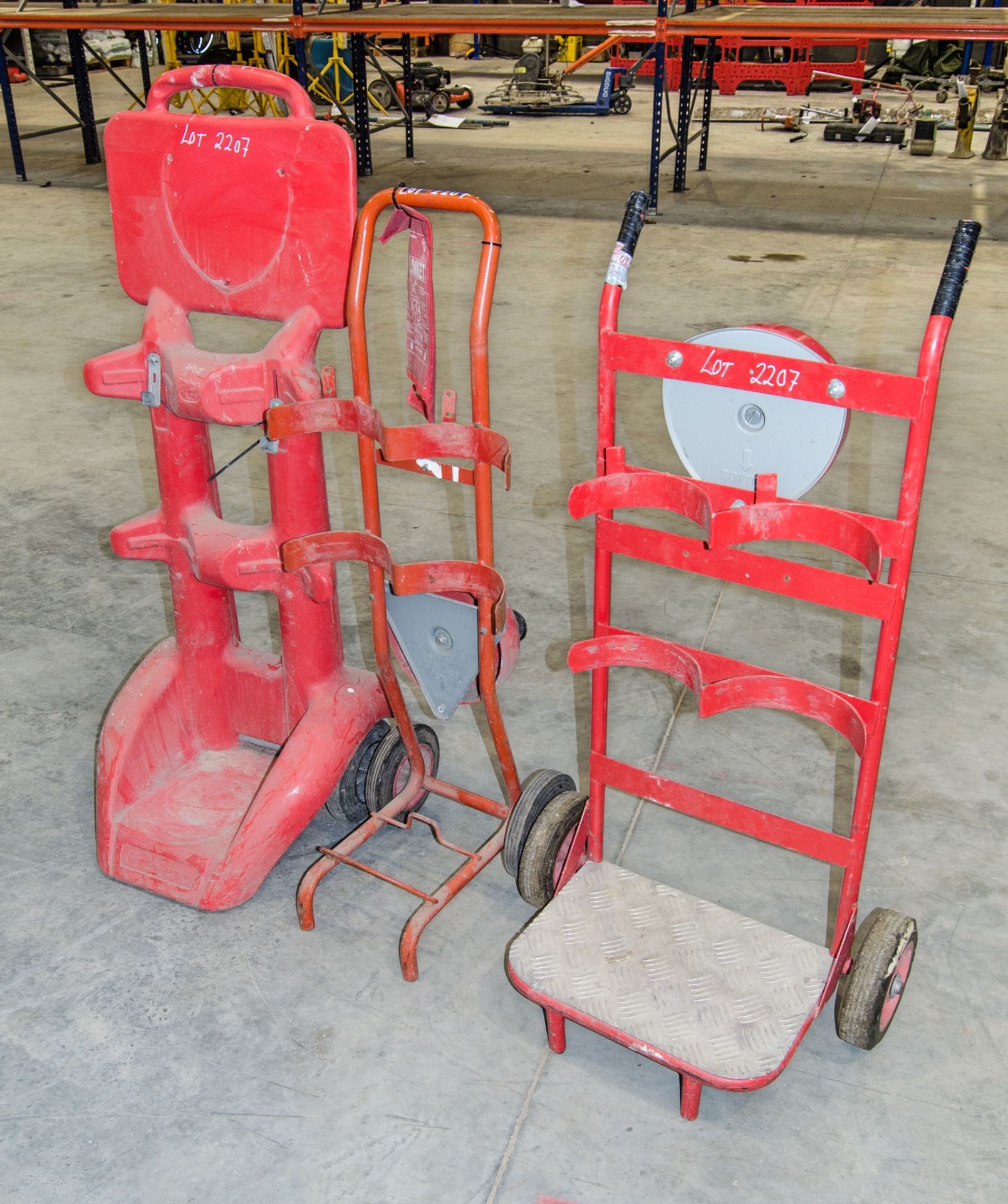 3 - fire extinguisher trollies