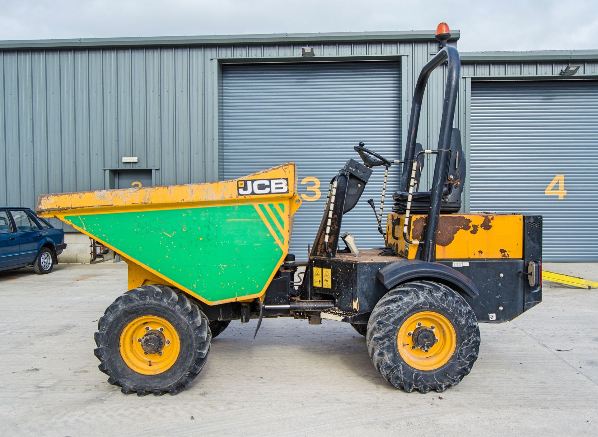 JCB 3 tonne straight skip dumper Year: 2015 S/N: EFFRE8360 Recorded Hours: Not displayed(Clock - Image 7 of 22