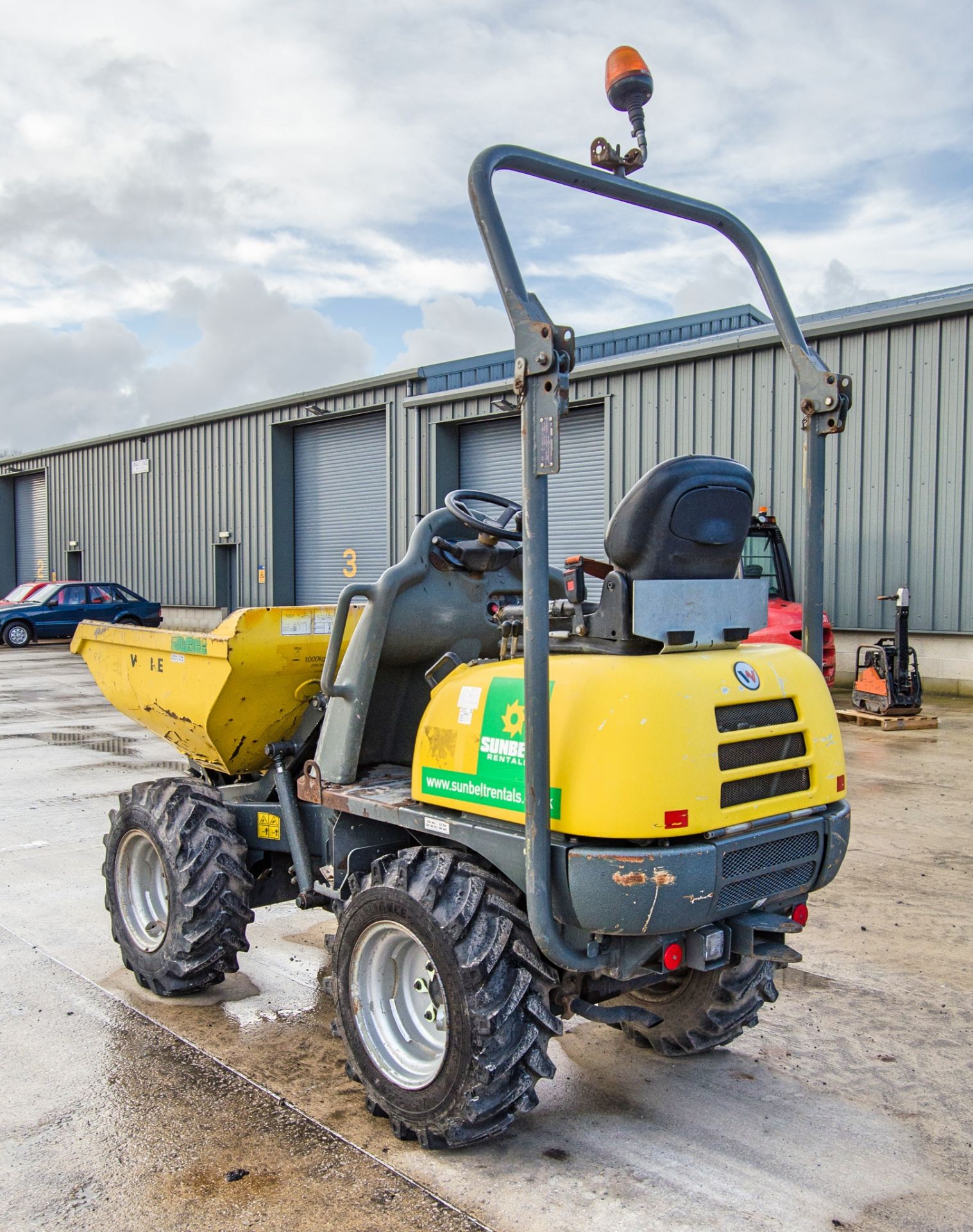 Wacker Neuson 1001 1 tonne hi-tip dumper Year: 2016 S/N: PAL00714 Recorded Hours: 1582 A742199 - Image 4 of 21