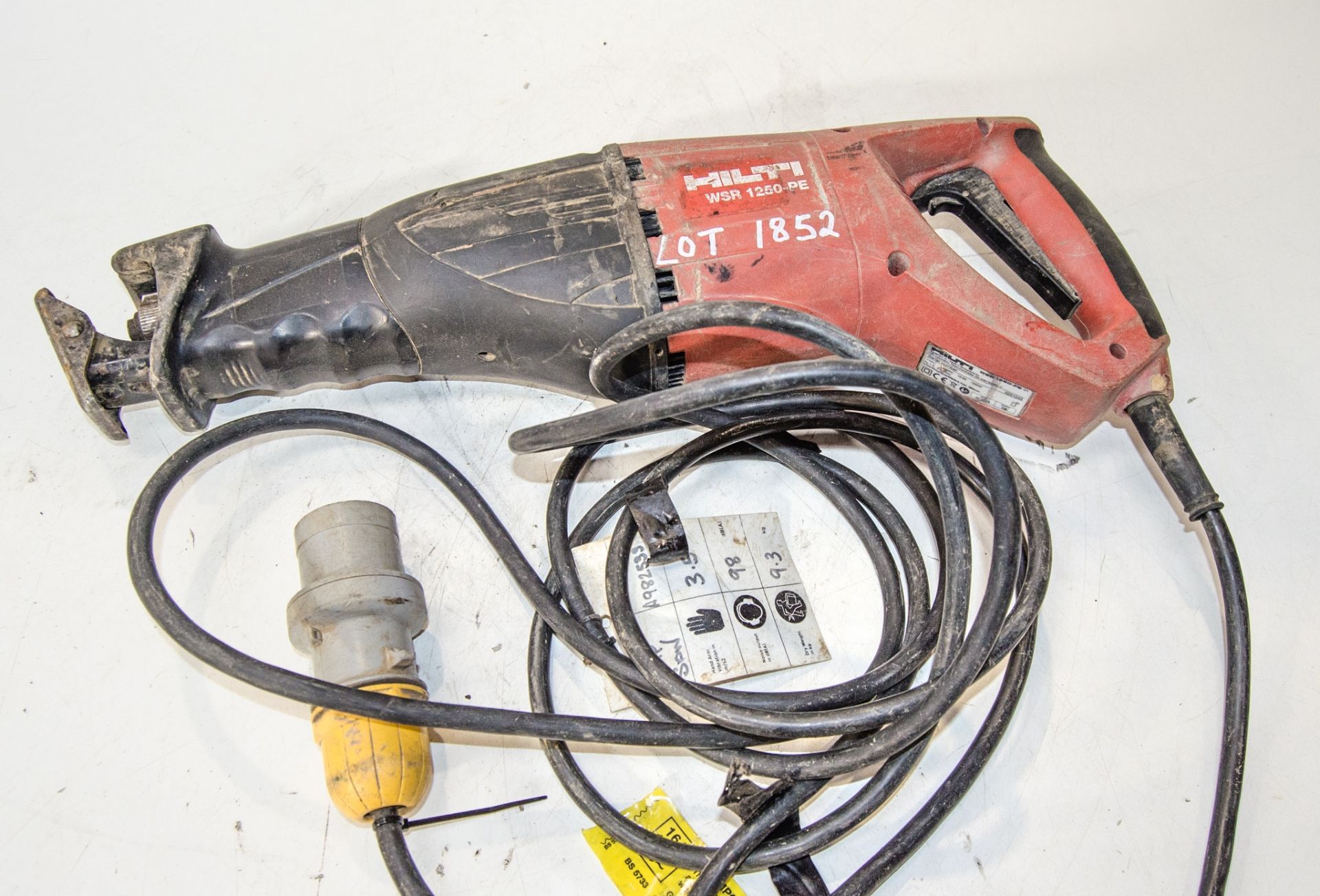 Hilti WSR 1250-PE 110v reciprocating saw A982533