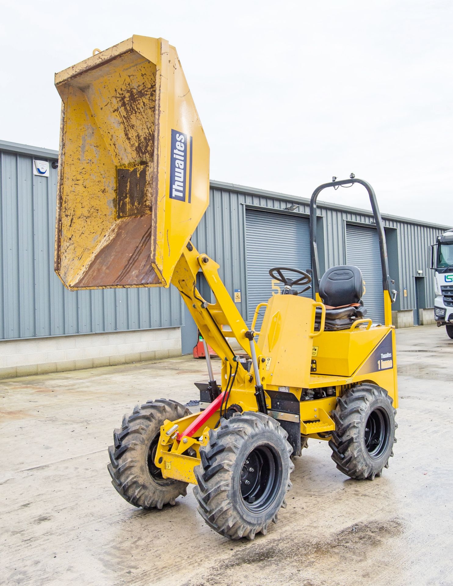 Thwaites 1 tonne hi-tip dumper Year: 2021 S/N: 2101F4623 Recorded Hours: 196 2107TWT913 - Image 9 of 22