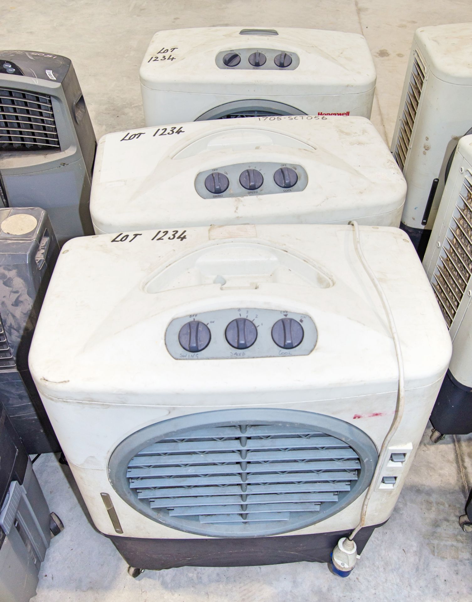 3 - Honeywell 240v evaporative coolers