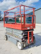 Skyjack SJIII 4626 battery electric scissor lift access platform Year: 2014 S/N: 70015567