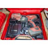 Hilti SIW 6AT-A22 22v cordless 1/2 inch drive impact gun c/w 2 batteries, charger and carry case