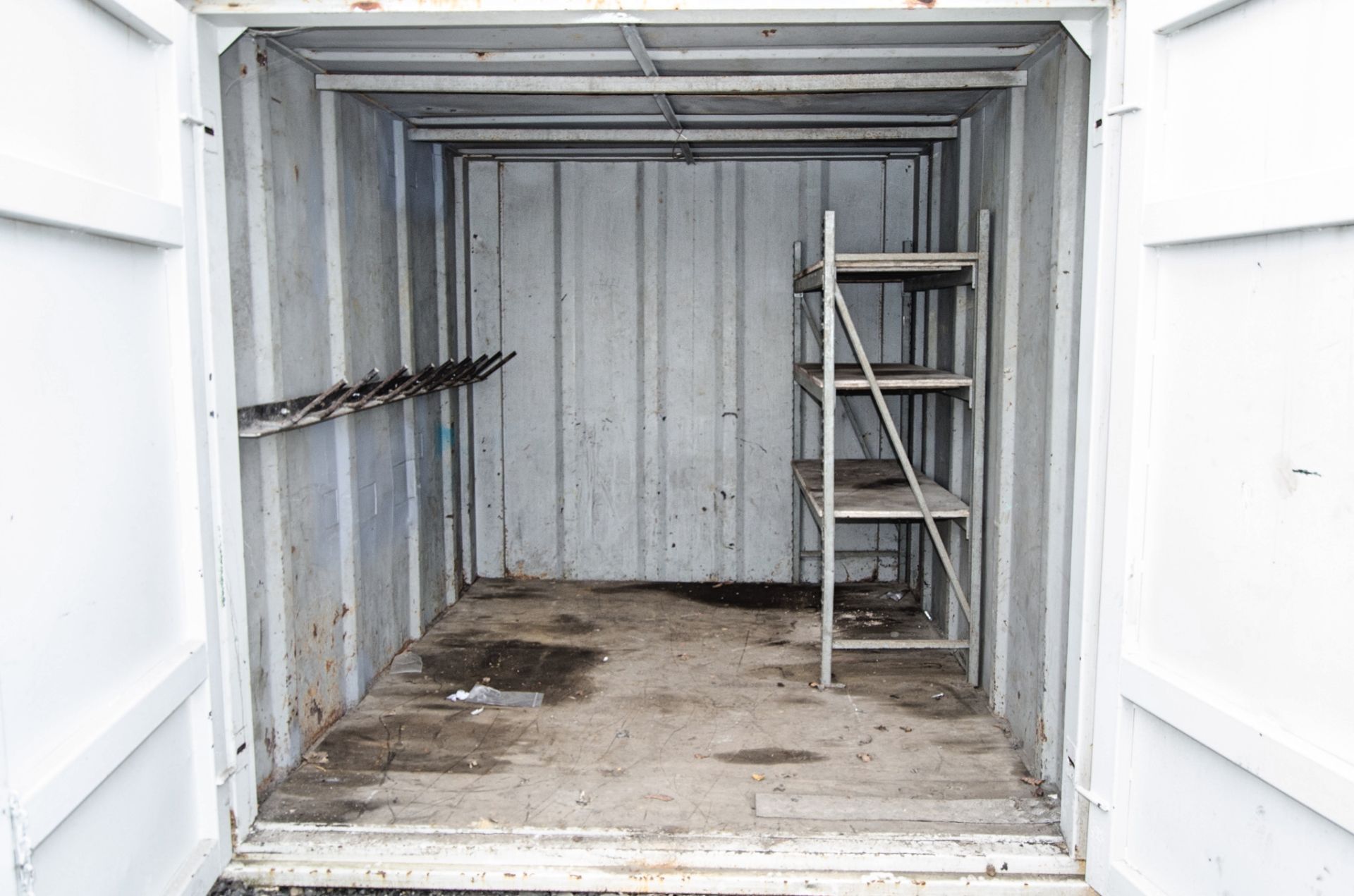 10ft x 8ft steel store site unit c/w keys A512467 - Image 5 of 5