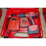 Hilti SFH 14-A 14.4v cordless power drill c/w 2 batteries, charger and carry case EXP4256