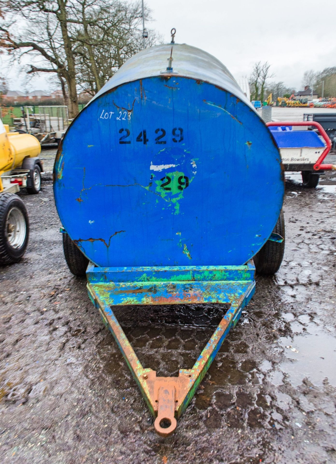 Trailer Engineering 2250 litre site tow bunded fuel bowser c/w manual pump, delivery hose and nozzle - Image 5 of 7