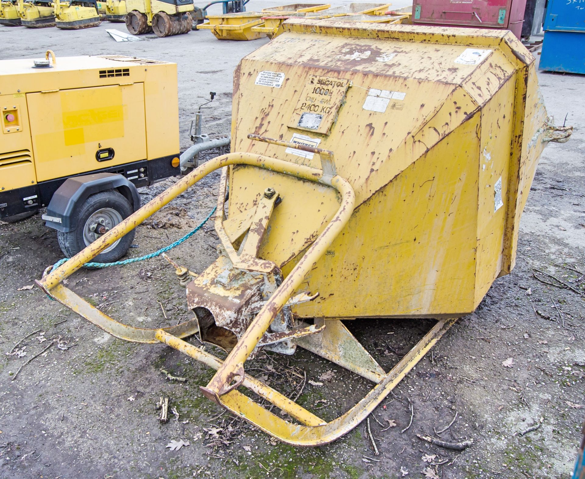 Secatol 1000 litre concrete skip LEO13508 - Image 2 of 2