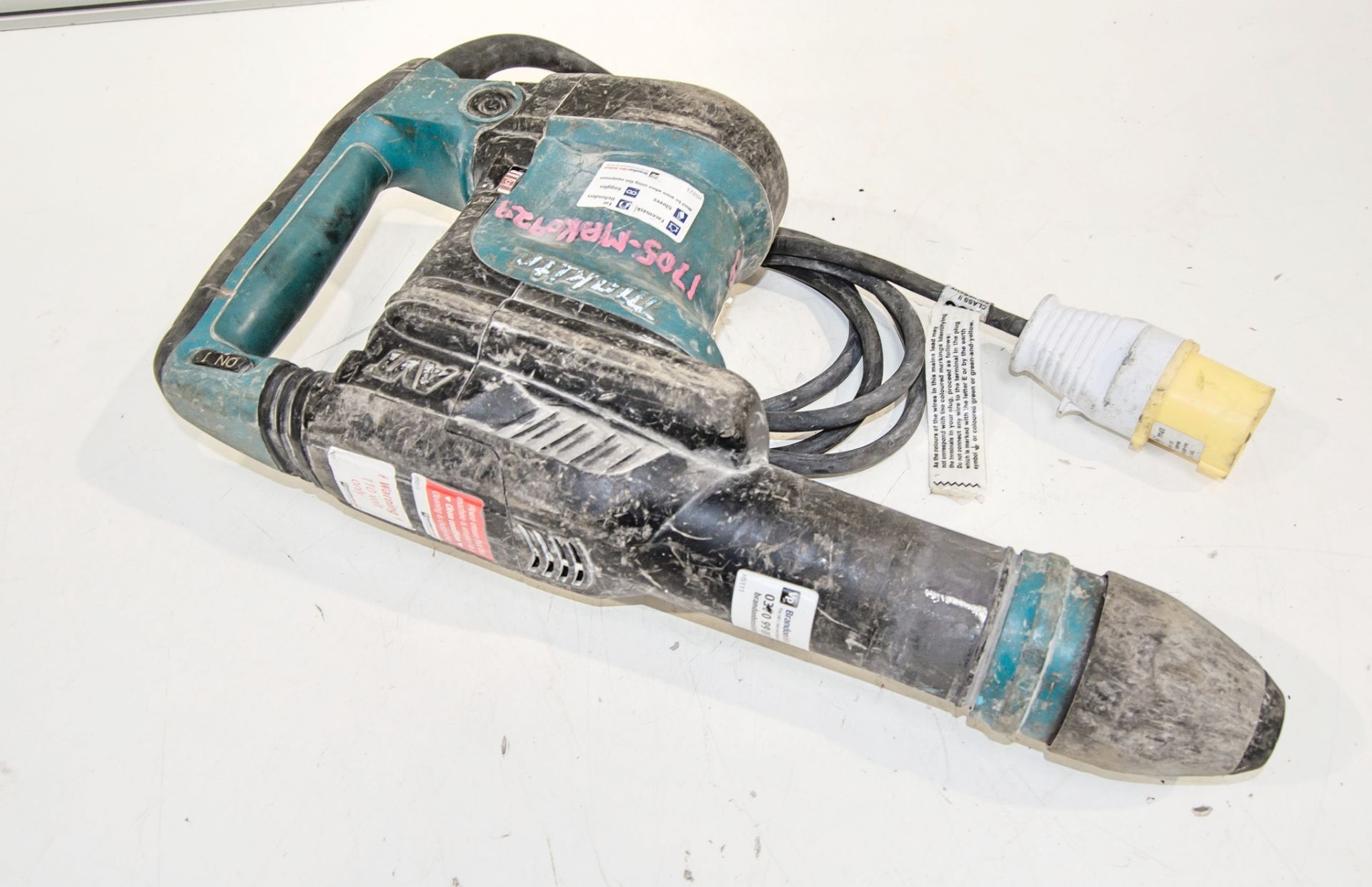 Makita HM0871C 110v SDS rotary hammer drill 1705MAK0929 - Image 2 of 2