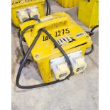 Elite 240v to 110v 3 kva transformer ** Lid loose ** 21110505