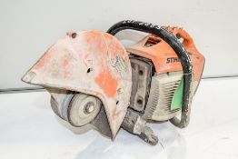 Stihl TS410 petrol driven cut off saw ** Top switch and pull cord assembly missing **