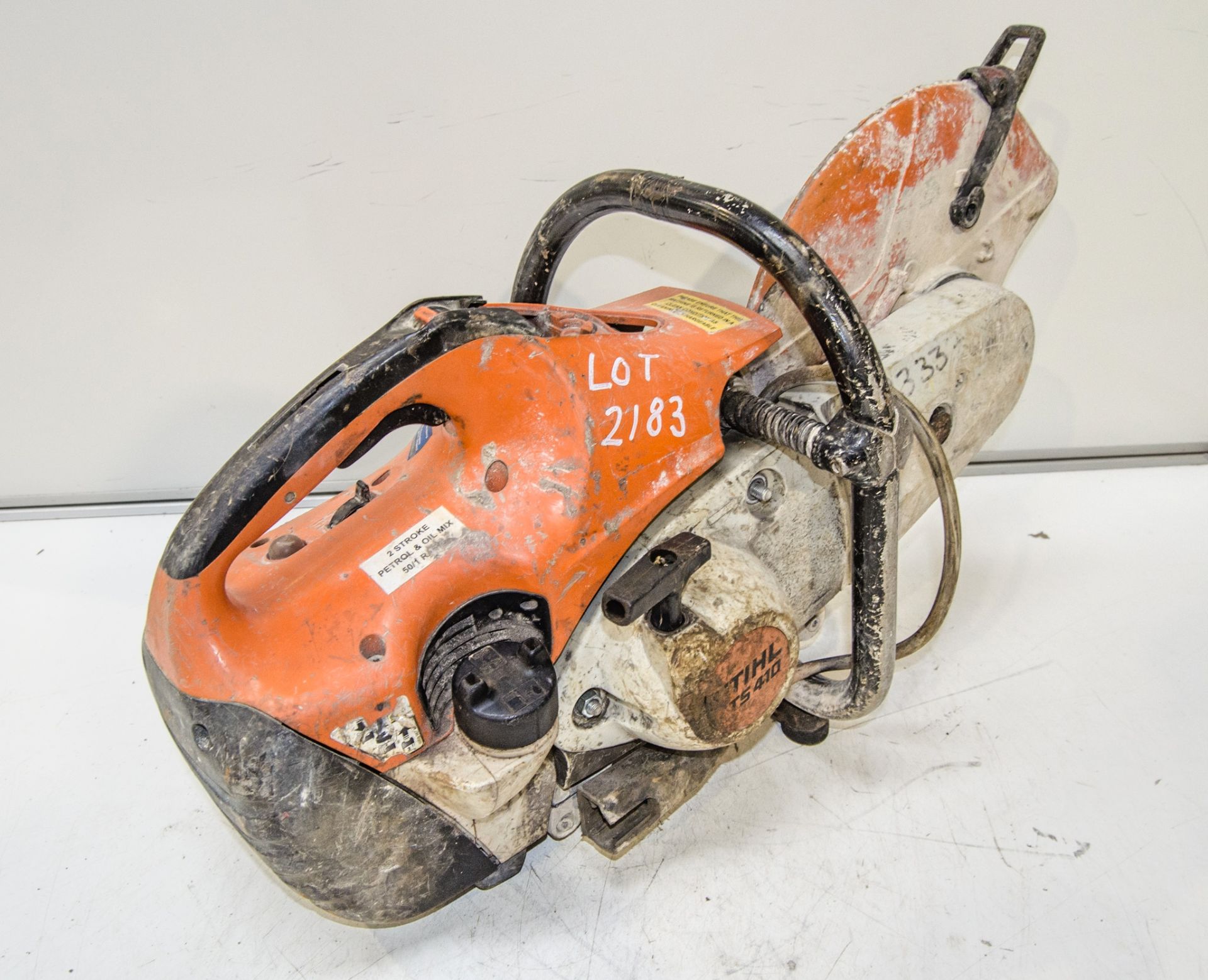 Stihl TS410 petrol driven cut off saw ** Spark plug lead & cover missing ** EXP3337 - Image 2 of 2