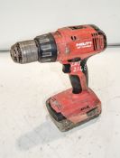 Hilti SF 6H-A22 22v cordless power drill c/w battery ** No charger ** 22BD1703