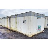 32ft x 10ft steel 4+2 toilet site unit Comprising of: Gents toilet(4 - cubicles, 2 - urinals &