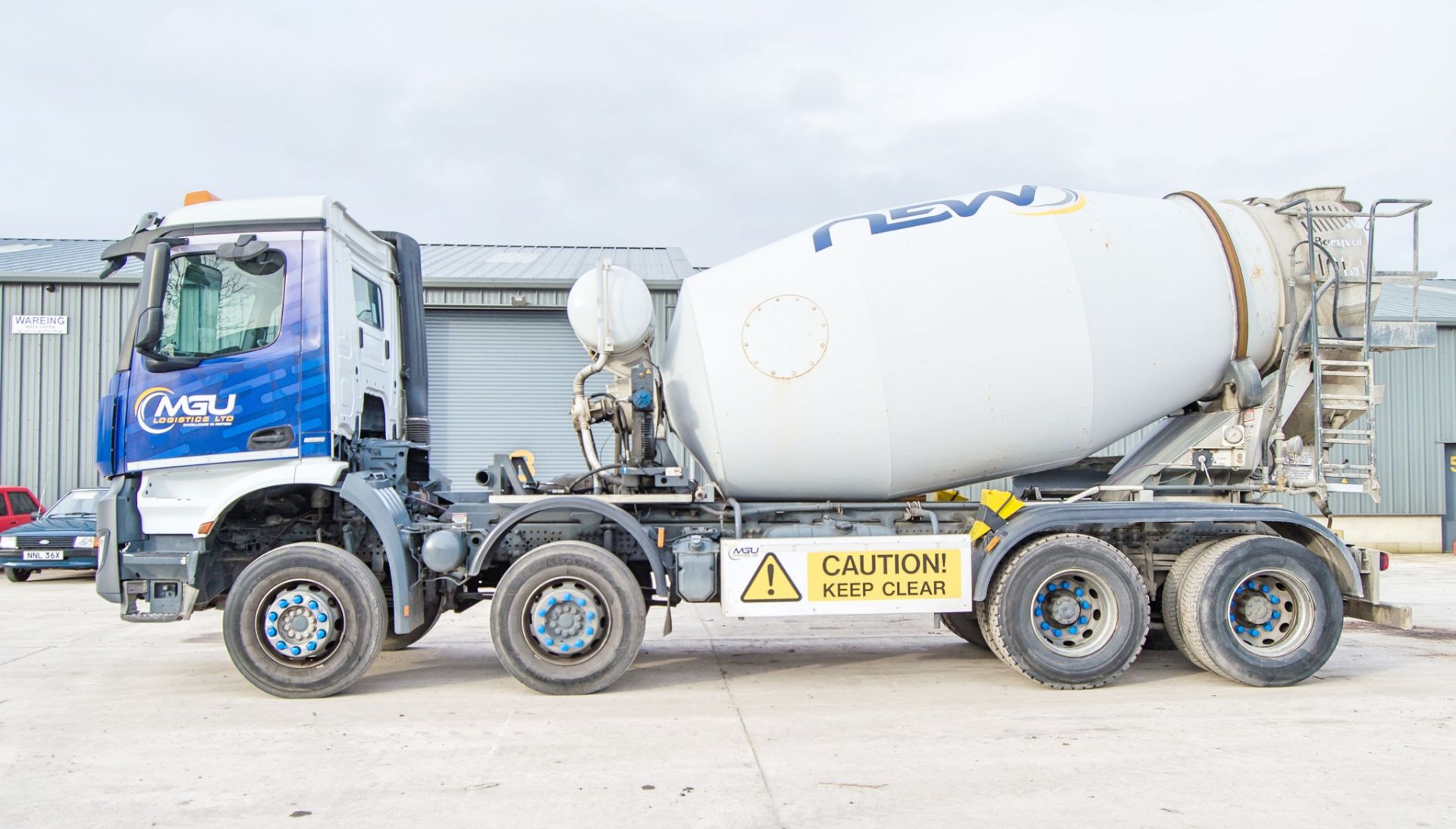 Mercedes Benz Arocs Euro 6 32 tonne 8x4 mixer lorry Registration Number: YH16 CBV Date of - Image 8 of 29