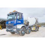 Mercedes Benz Arocs Euro 6 32 tonne 8x4 mixer lorry Registration Number: YH16 CBV Date of