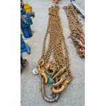 4 leg 8mm grade 8 lifting chain