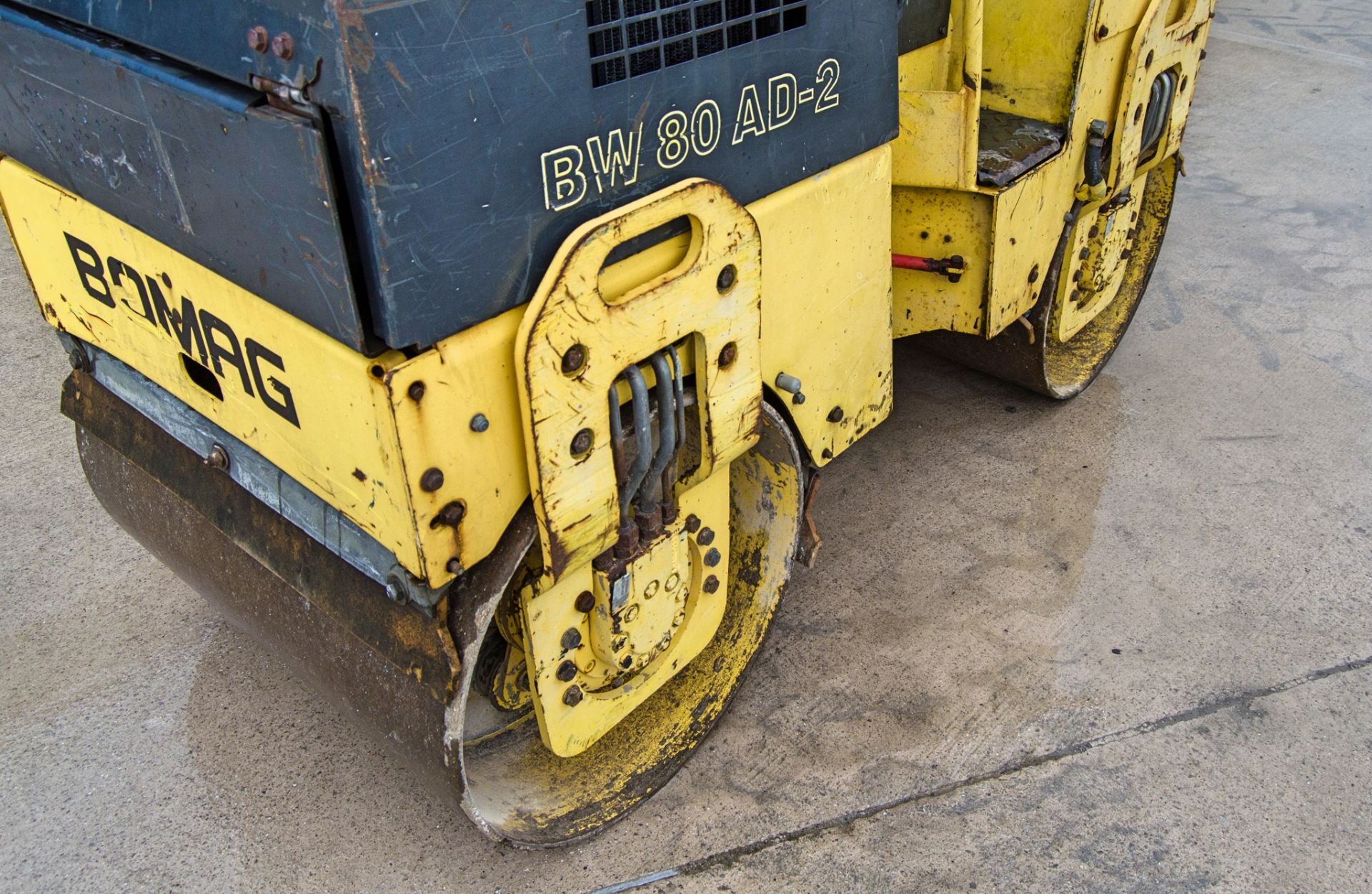 Bomag BW80 AD-2 double drum ride on roller Year: 2009 S/N: 101460425494 Recorded Hours: 1748 1348 - Image 11 of 19