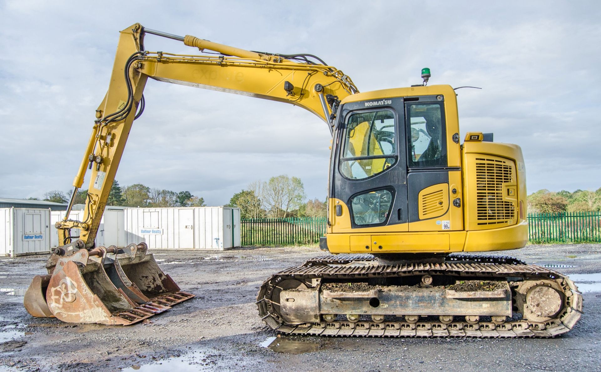 Komatsu PC138 US-11 13.8 tonne steel tracked excavator Year: 2018 S/N: JUF50689 Recorded Hours: 4803 - Bild 7 aus 29