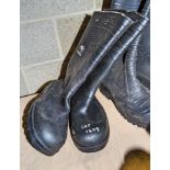 Pair of size 11 Tomcat steel toe cap wellington boots