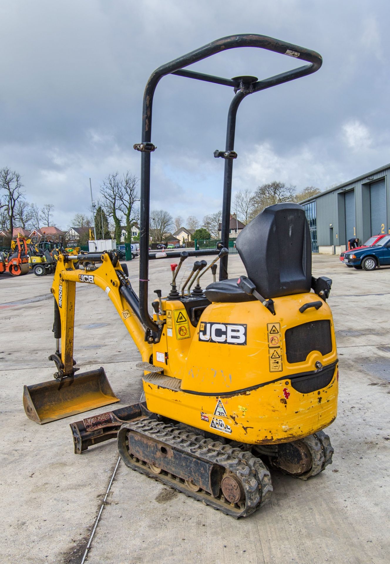 JCB 8008 CTS 0.8 tonne rubber tracked micro excavator Year: 2017 S/N: 1930304 Recorded Hours: 1126 - Bild 4 aus 27