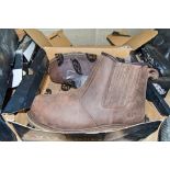 Pair of size 11 V12 steel toe cap work boots