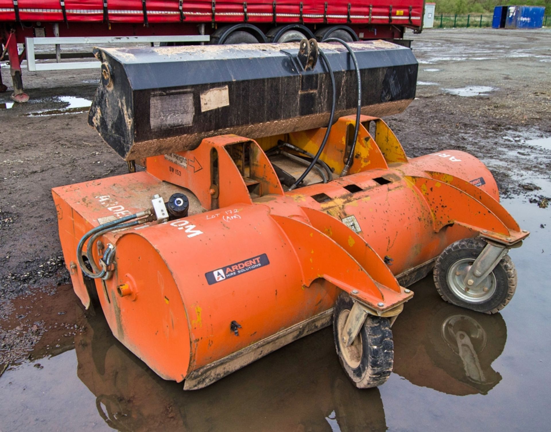 Eastern RS220 hydraulic sweeper attachment SW153 ** parts dismantled & parts missing **