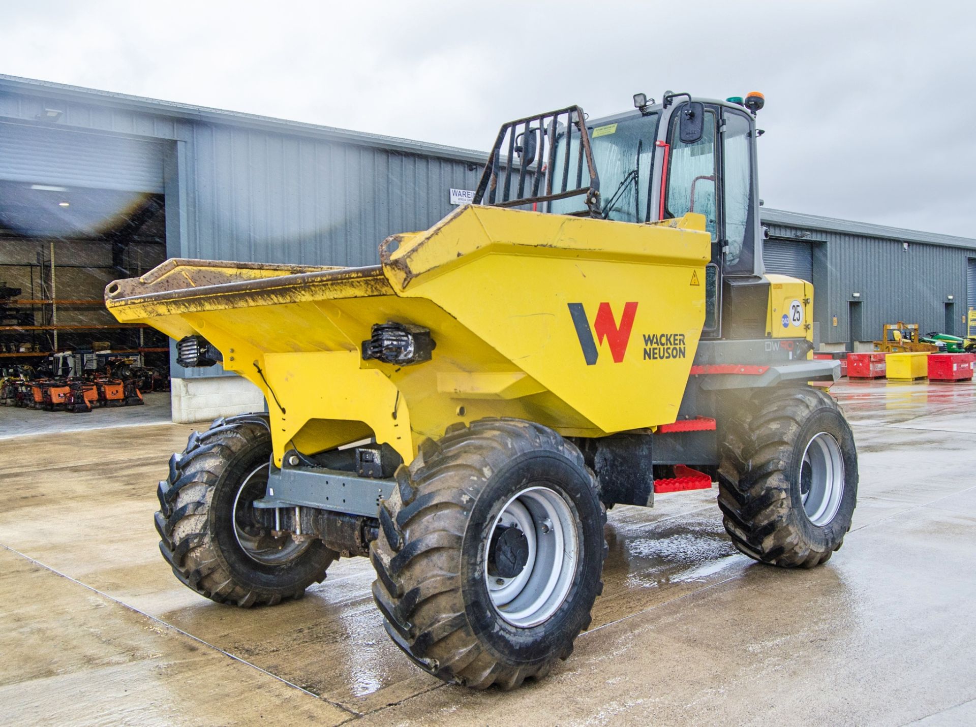 Wacker Neuson DW90 9 tonne straight skip cabbed dumper Year: 2022 S/N: K00000302 Recorded Hours: 502