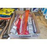 Box of various saw blades ** New & unused **