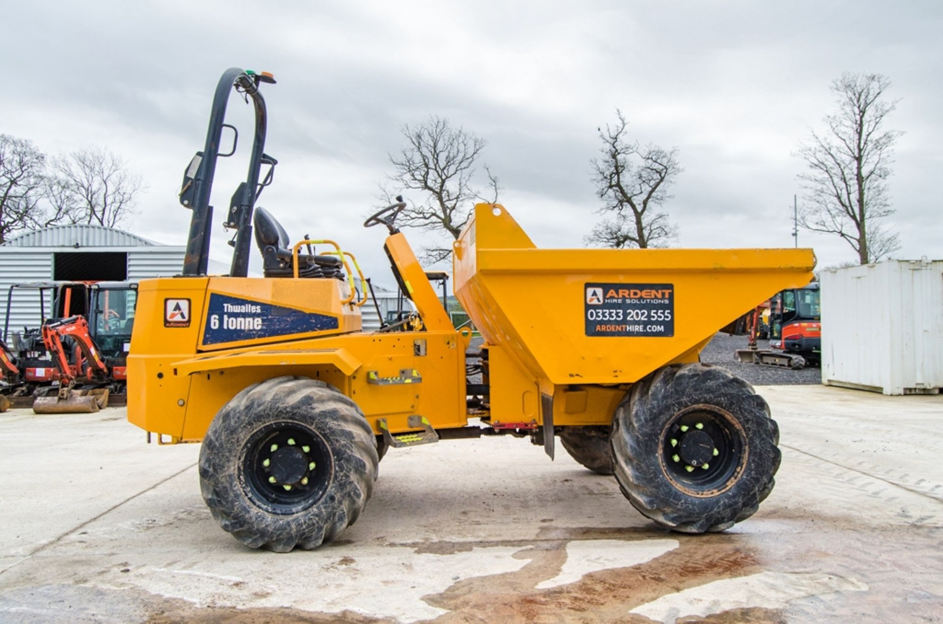 Thwaites 6 tonne straight skip dumper Year: 2019 S/N: 1905E5025 Recorded Hours: 1023 06DU0060 - Image 8 of 22