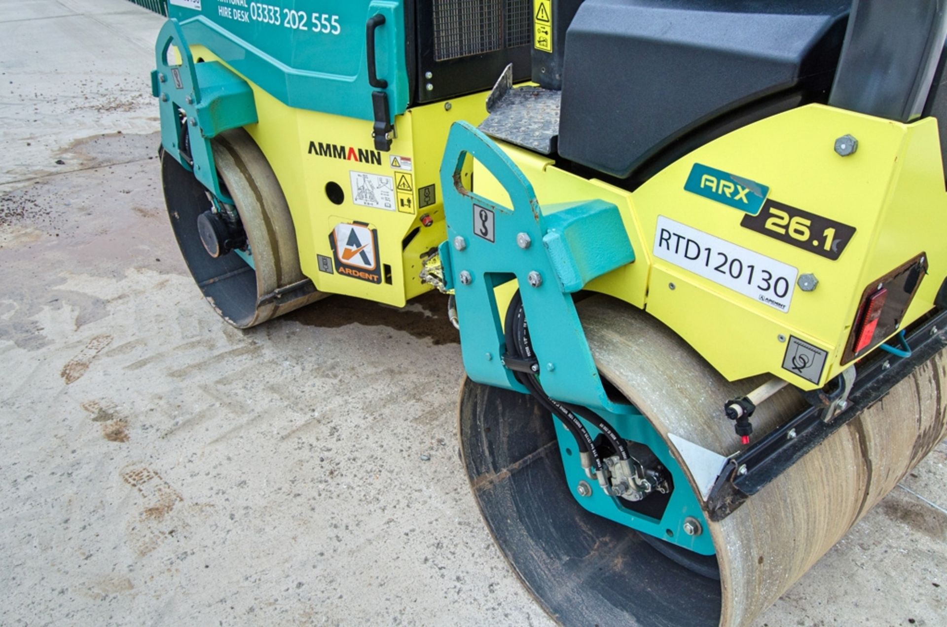 Ammann ARX 26-1 double drum ride on roller Year: 2022 S/N: 3023580 Recorded Hours: 225 RTD120130 - Bild 11 aus 21