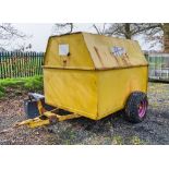 Single axle site tow mobile bunded fuel bowser P169 ** No pump, delivery hose or nozzle ** ** No VAT